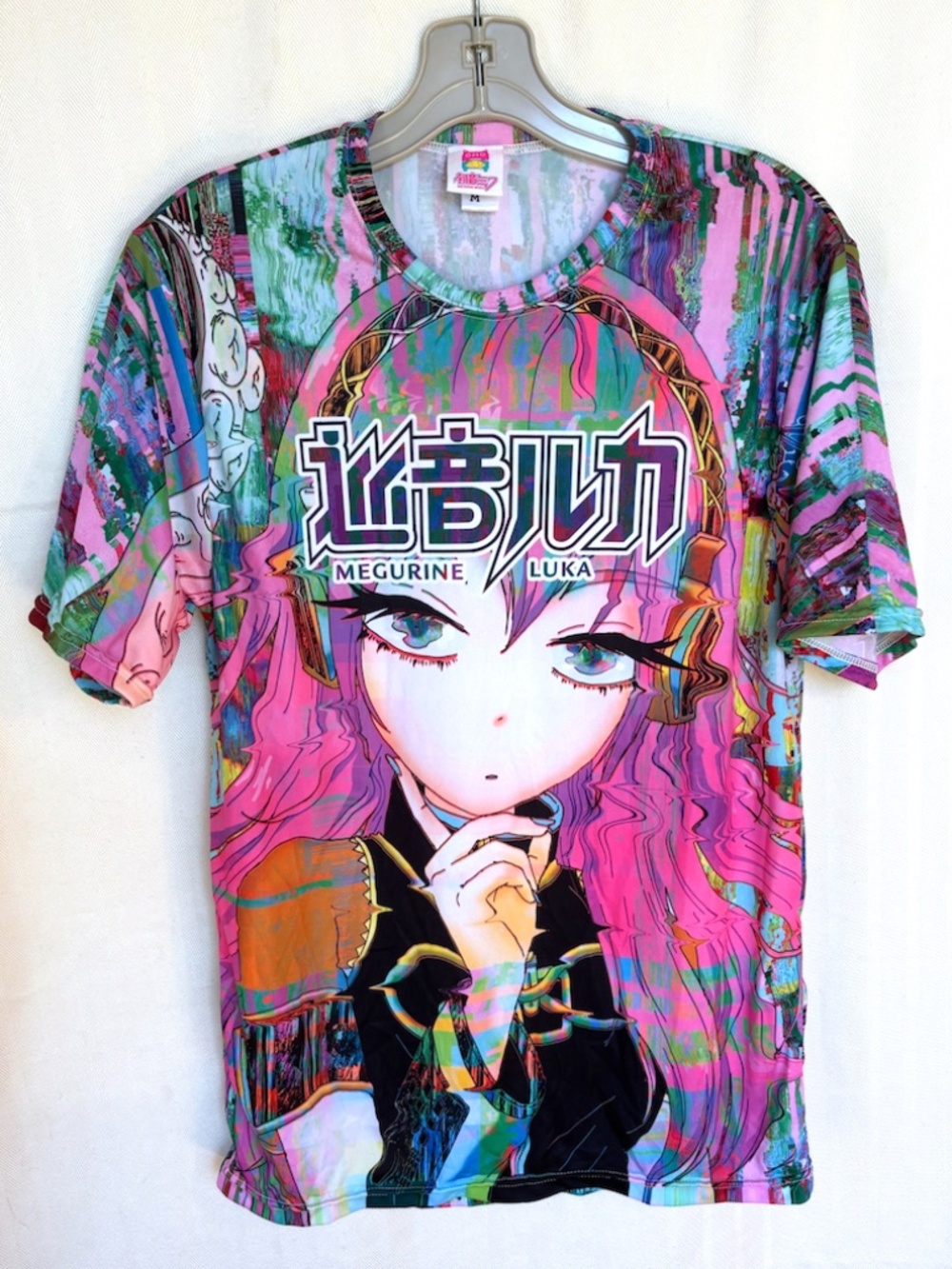 Omocat Hatsune Miku Megurine Luka Crypton Vibrant T-Shirt Jersey